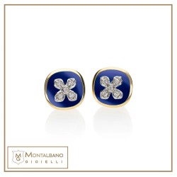 orecchini Allegra smalto fiore piccolo